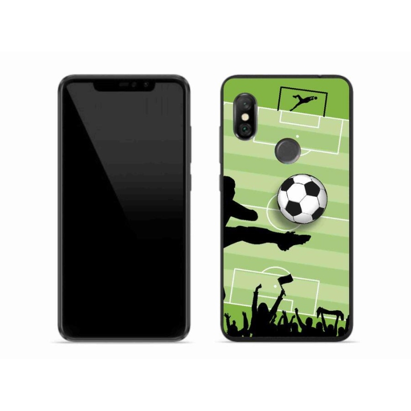 Gelový kryt mmCase na mobil Xiaomi Redmi Note 6 Pro - fotbal 3