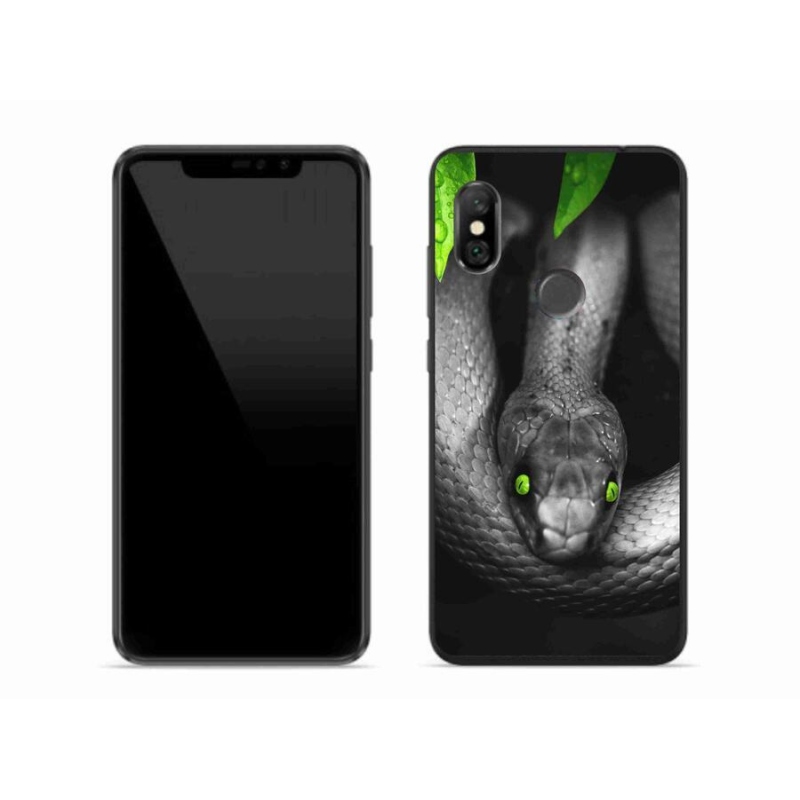 Gelový kryt mmCase na mobil Xiaomi Redmi Note 6 Pro - had