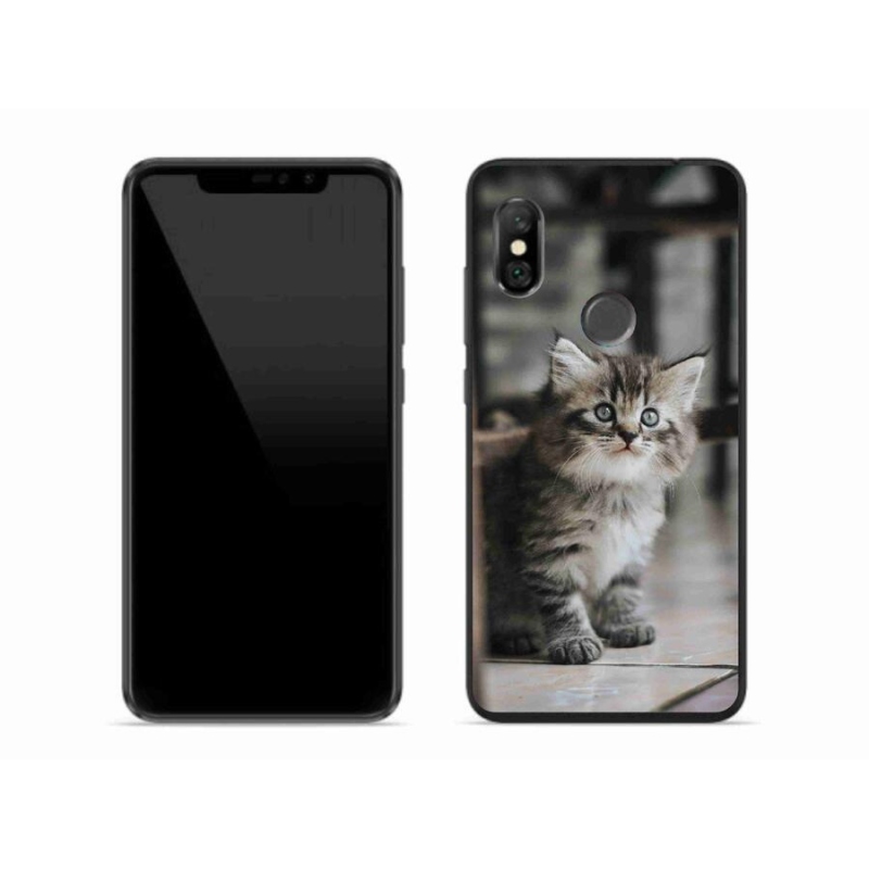 Gelový kryt mmCase na mobil Xiaomi Redmi Note 6 Pro - koťátko