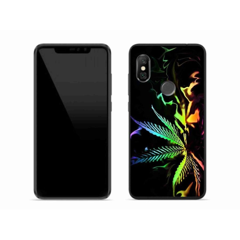 Gelový kryt mmCase na mobil Xiaomi Redmi Note 6 Pro - konopí 2