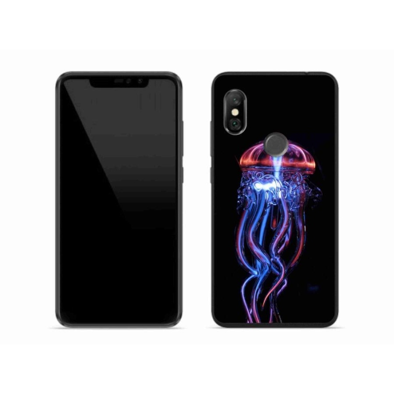 Gelový kryt mmCase na mobil Xiaomi Redmi Note 6 Pro - medúza