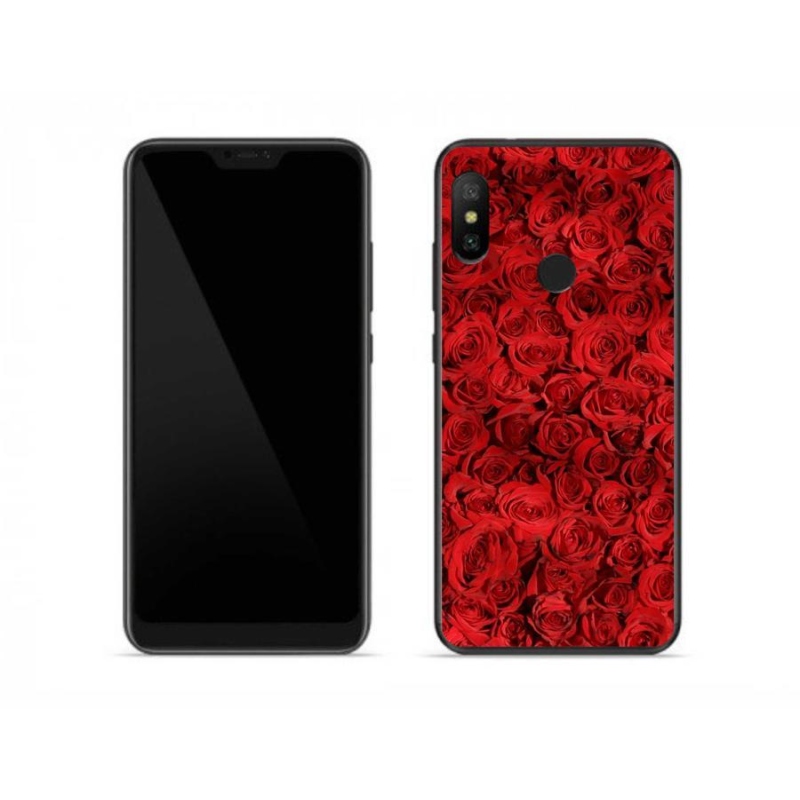 Gelový kryt mmCase na mobil Xiaomi Redmi Note 6 Pro - růže