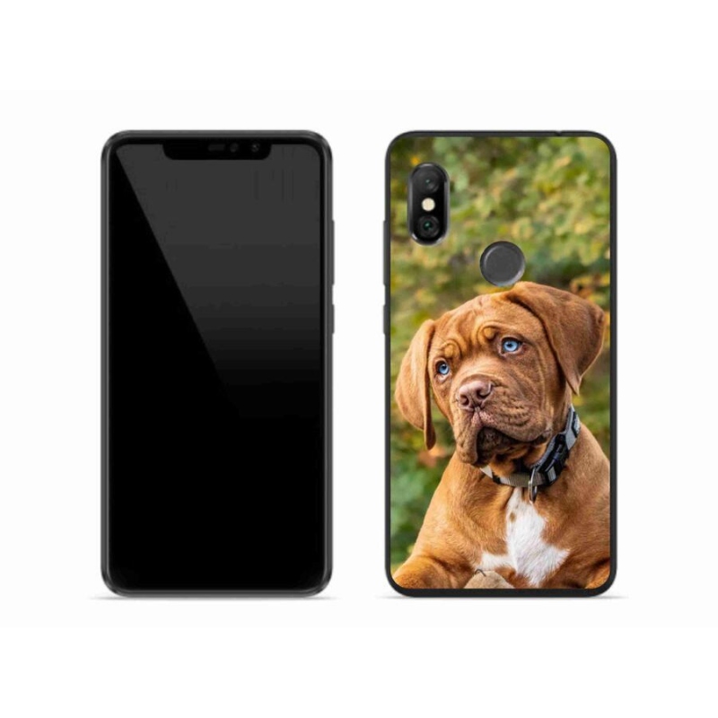 Gelový kryt mmCase na mobil Xiaomi Redmi Note 6 Pro - štěně