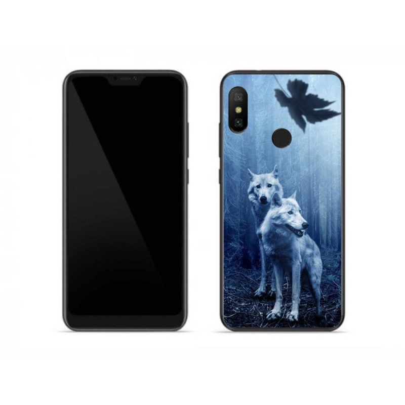 Gelový kryt mmCase na mobil Xiaomi Redmi Note 6 Pro - vlci v lese