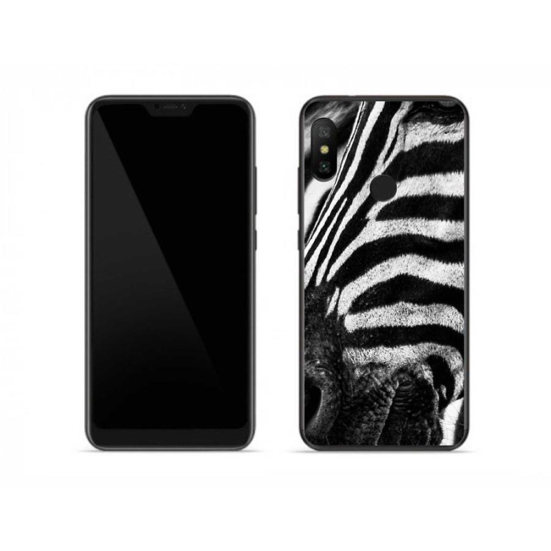 Gelový kryt mmCase na mobil Xiaomi Redmi Note 6 Pro - zebra