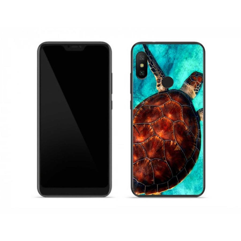 Gelový kryt mmCase na mobil Xiaomi Redmi Note 6 Pro - želva