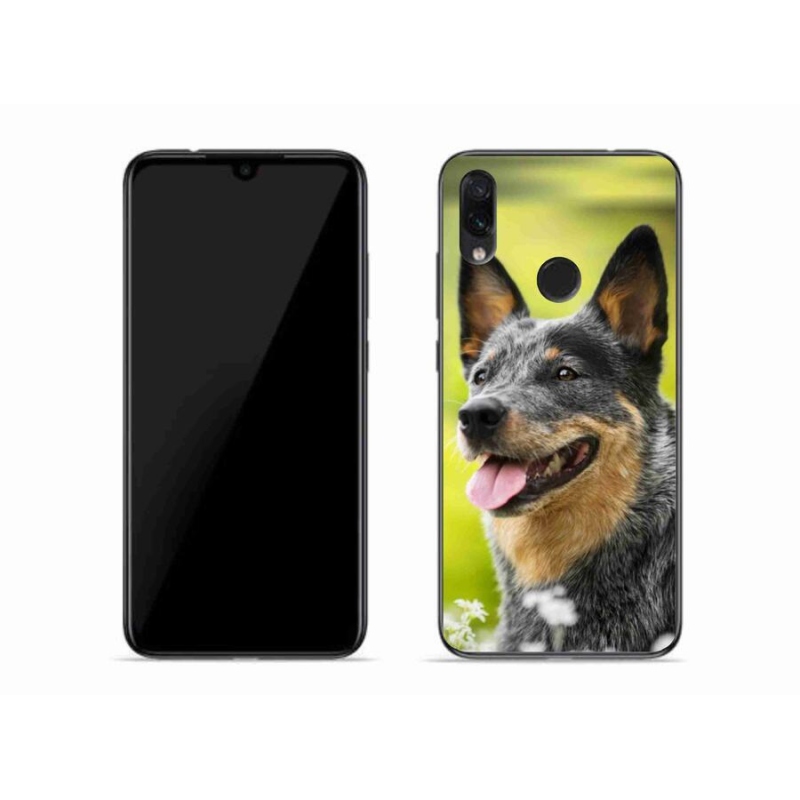 Gelový kryt mmCase na mobil Xiaomi Redmi Note 7 - australský honácký pes