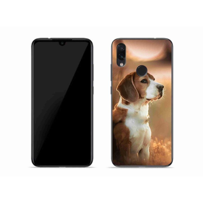 Gelový kryt mmCase na mobil Xiaomi Redmi Note 7 - bígl