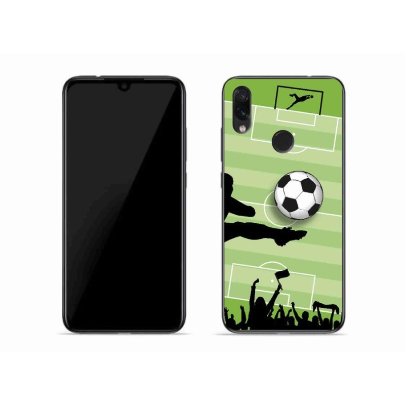 Gelový kryt mmCase na mobil Xiaomi Redmi Note 7 - fotbal 3 - Mpouzdra.cz