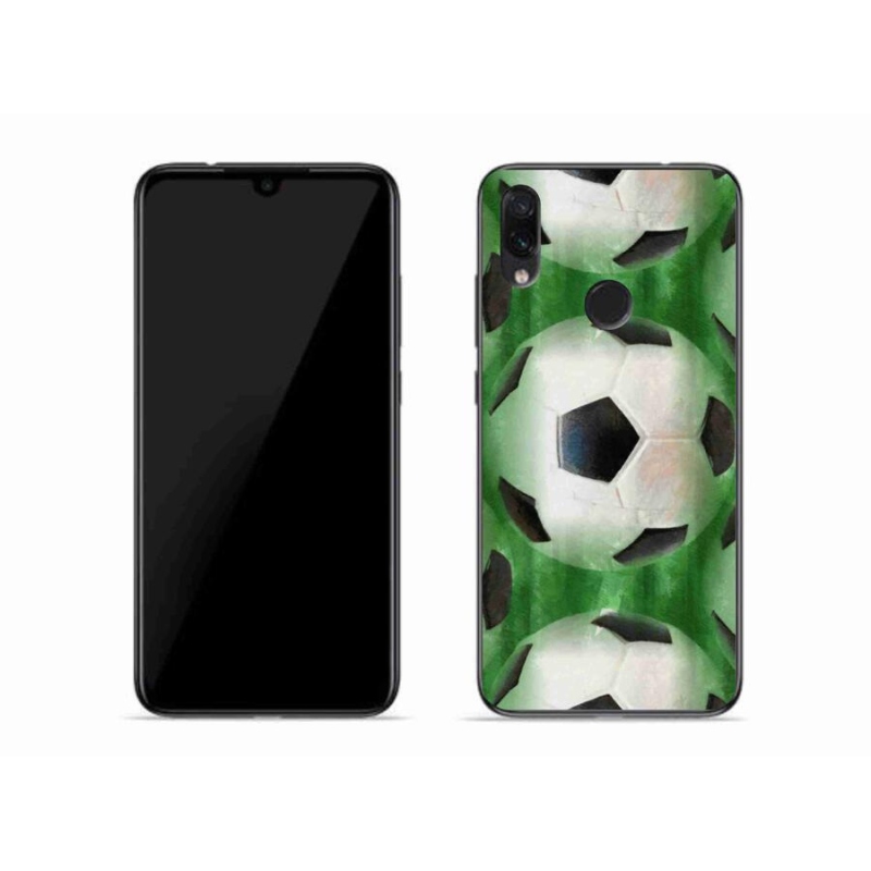 Gelový kryt mmCase na mobil Xiaomi Redmi Note 7 - fotbalový míč