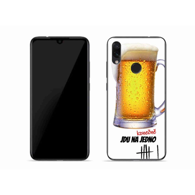 Gelový kryt mmCase na mobil Xiaomi Redmi Note 7 - jdu na jedno