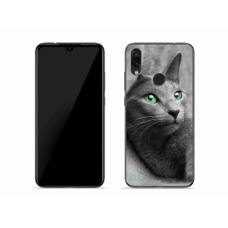 Gelový kryt mmCase na mobil Xiaomi Redmi Note 7 - kočka 2