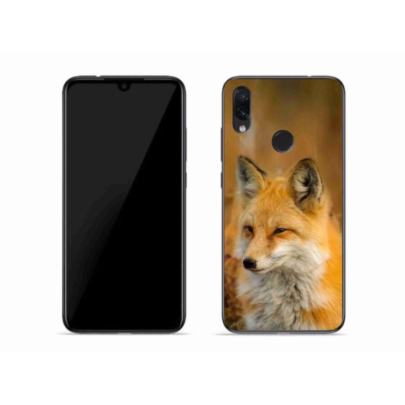 Gelový kryt mmCase na mobil Xiaomi Redmi Note 7 - liška