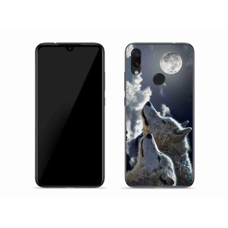 Gelový kryt mmCase na mobil Xiaomi Redmi Note 7 - vlci