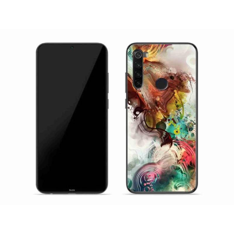 Gelový kryt mmCase na mobil Xiaomi Redmi Note 8 - abstrakt 1