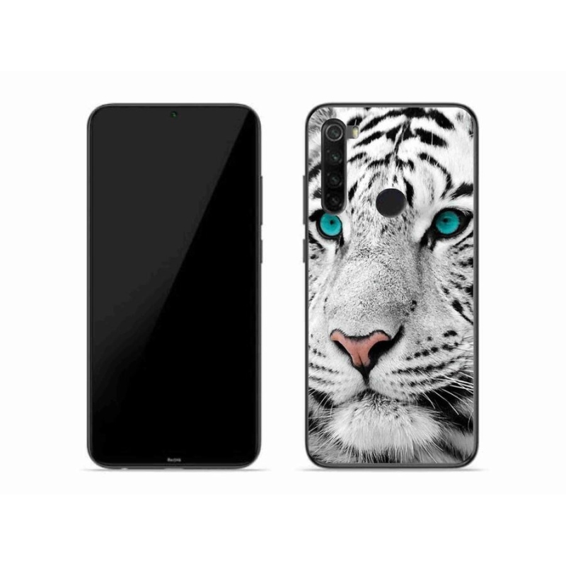 Gelový kryt mmCase na mobil Xiaomi Redmi Note 8 - bílý tygr