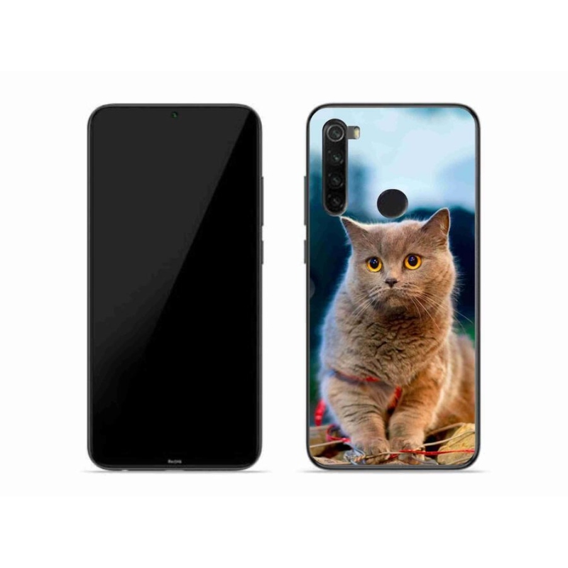 Gelový kryt mmCase na mobil Xiaomi Redmi Note 8 - britská modrá 2