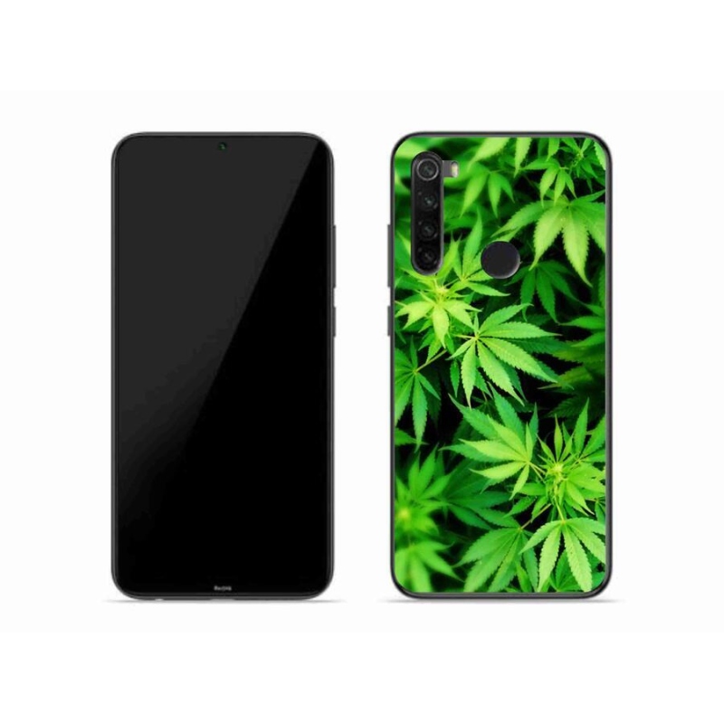 Gelový kryt mmCase na mobil Xiaomi Redmi Note 8 - konopí 3