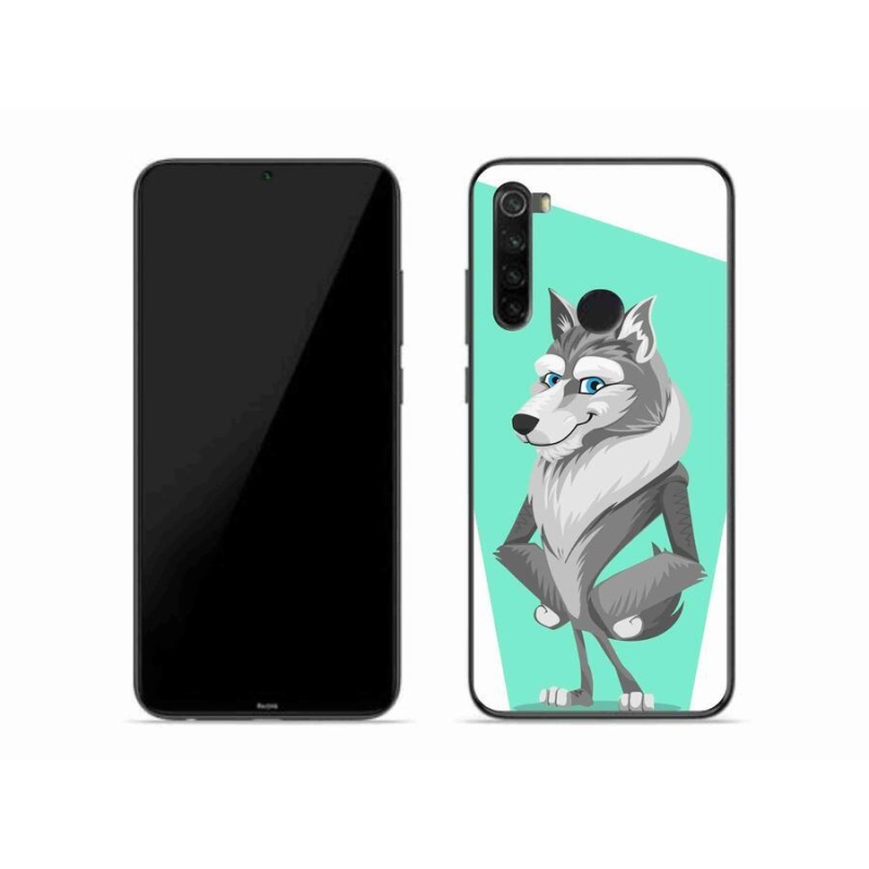 Gelový kryt mmCase na mobil Xiaomi Redmi Note 8 - kreslený vlk