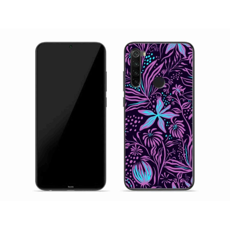 Gelový kryt mmCase na mobil Xiaomi Redmi Note 8 - květiny 2