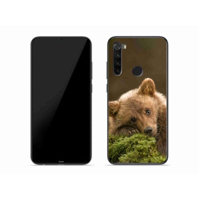 Gelový kryt mmCase na mobil Xiaomi Redmi Note 8 - medvěd
