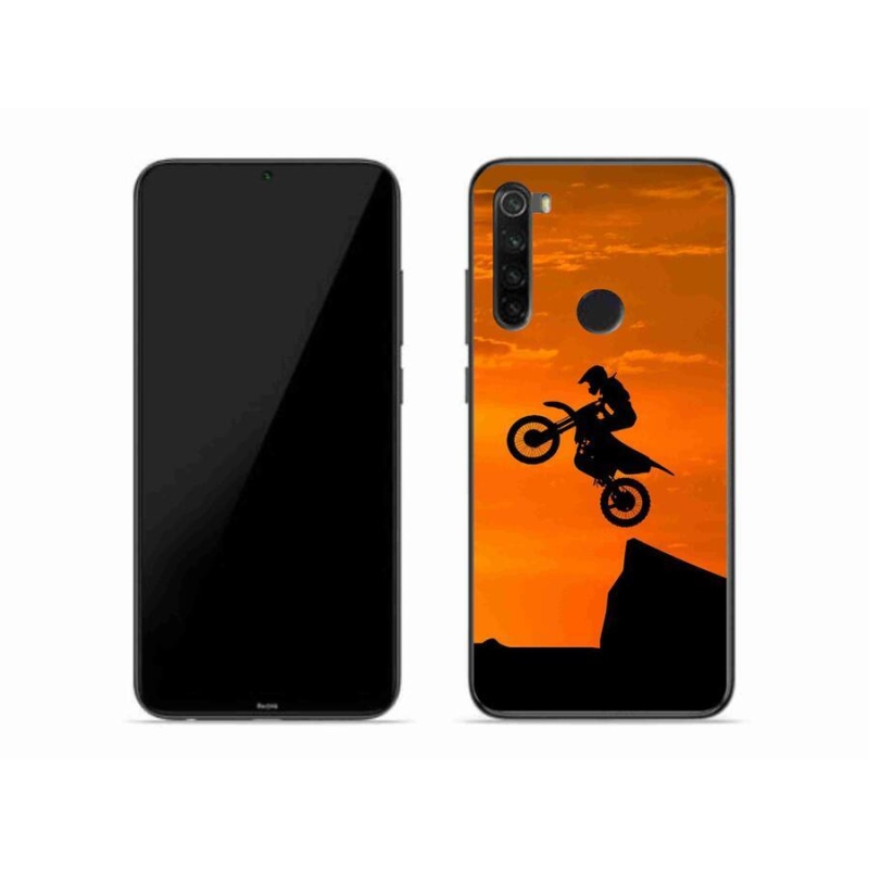 Gelový kryt mmCase na mobil Xiaomi Redmi Note 8 - motocross