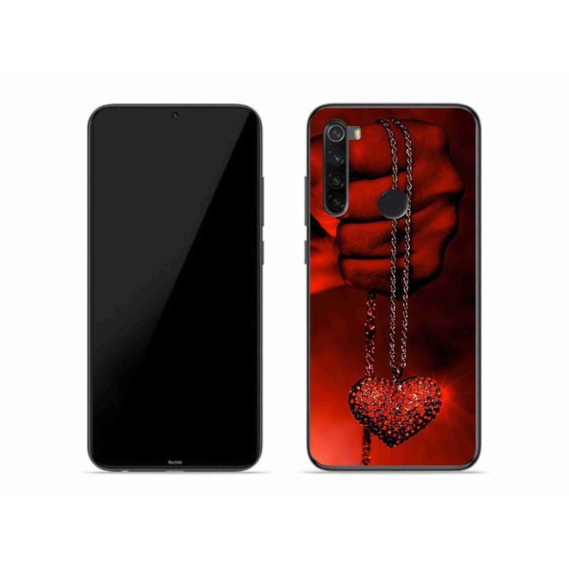 Gelový kryt mmCase na mobil Xiaomi Redmi Note 8 - náhrdelník