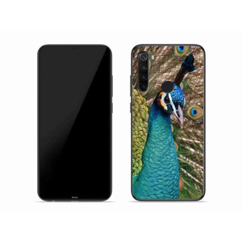 Gelový kryt mmCase na mobil Xiaomi Redmi Note 8 - páv
