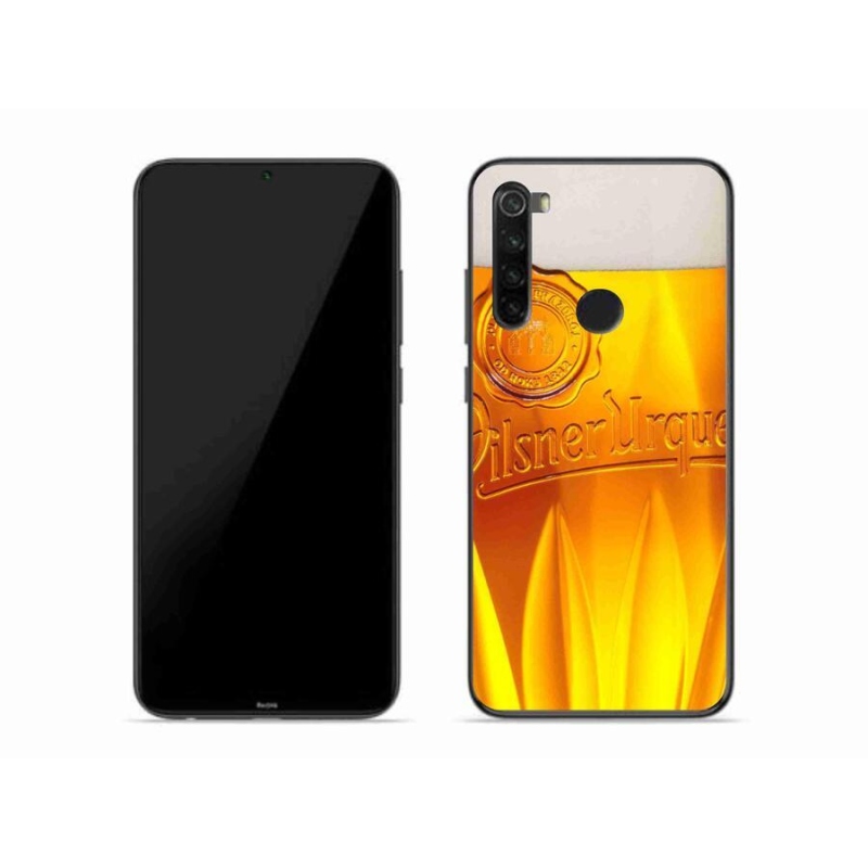 Gelový kryt mmCase na mobil Xiaomi Redmi Note 8 - pivo