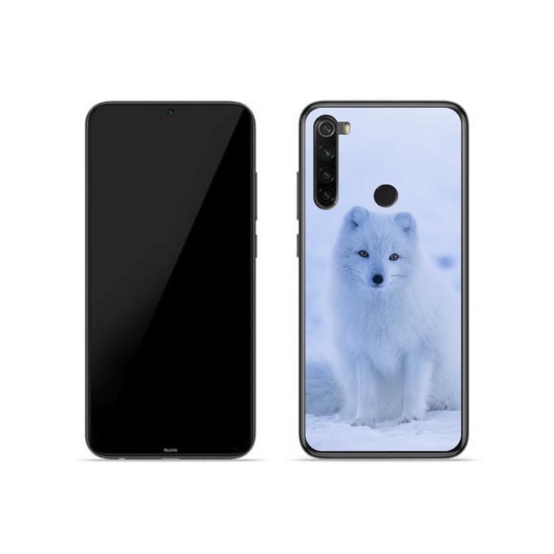 Gelový kryt mmCase na mobil Xiaomi Redmi Note 8 - polární liška