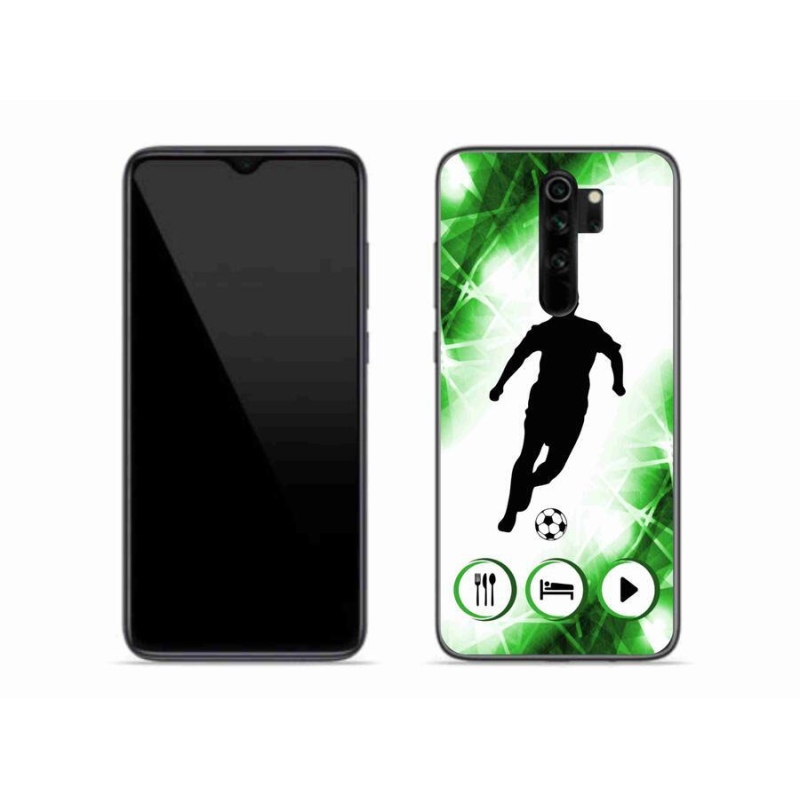 Gelový kryt mmCase na mobil Xiaomi Redmi Note 8 Pro - fotbalista