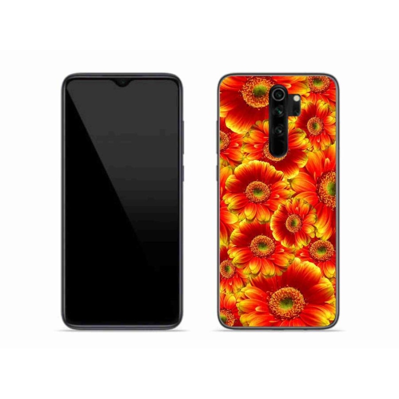 Gelový kryt mmCase na mobil Xiaomi Redmi Note 8 Pro - gerbera 1