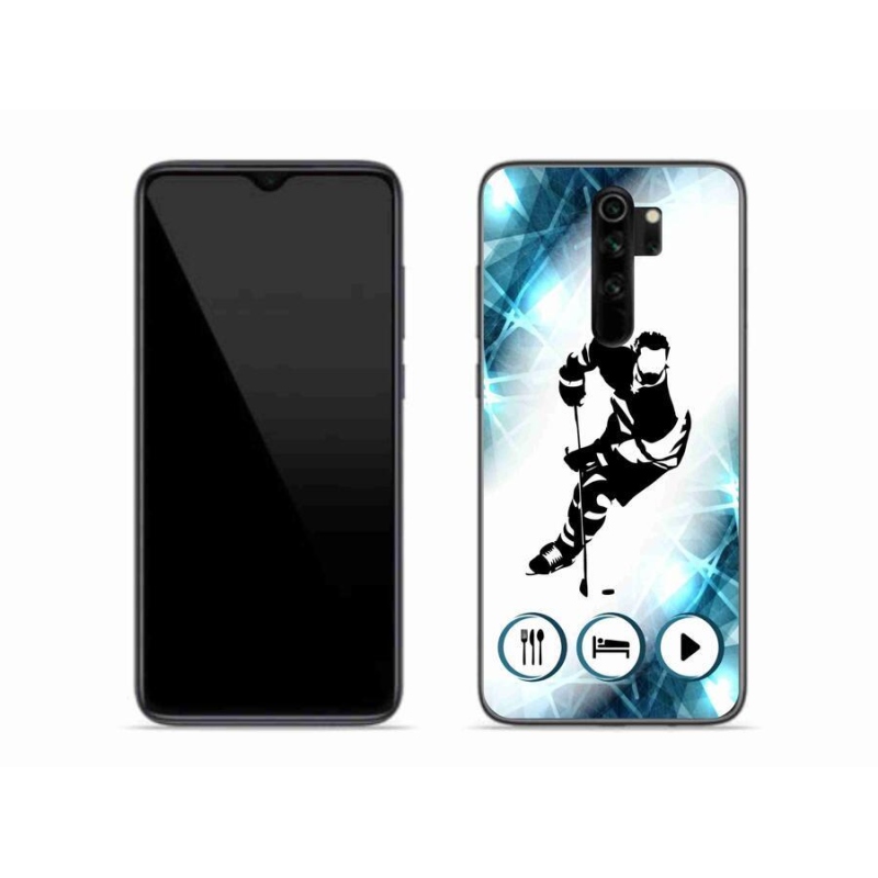 Gelový kryt mmCase na mobil Xiaomi Redmi Note 8 Pro - hokej 1