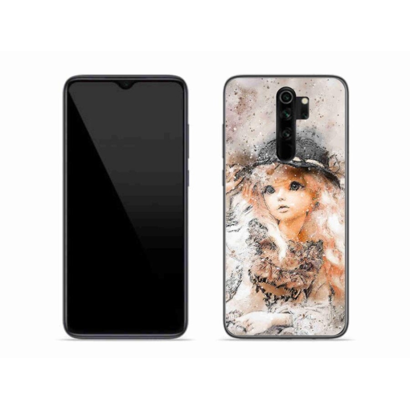 Gelový kryt mmCase na mobil Xiaomi Redmi Note 8 Pro - holčička s kloboukem