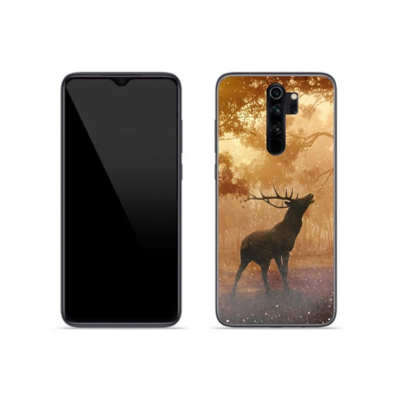 Gelový kryt mmCase na mobil Xiaomi Redmi Note 8 Pro - jelen v říji