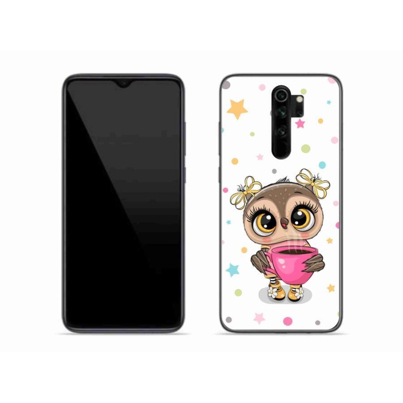 Gelový kryt mmCase na mobil Xiaomi Redmi Note 8 Pro - kreslená sovička
