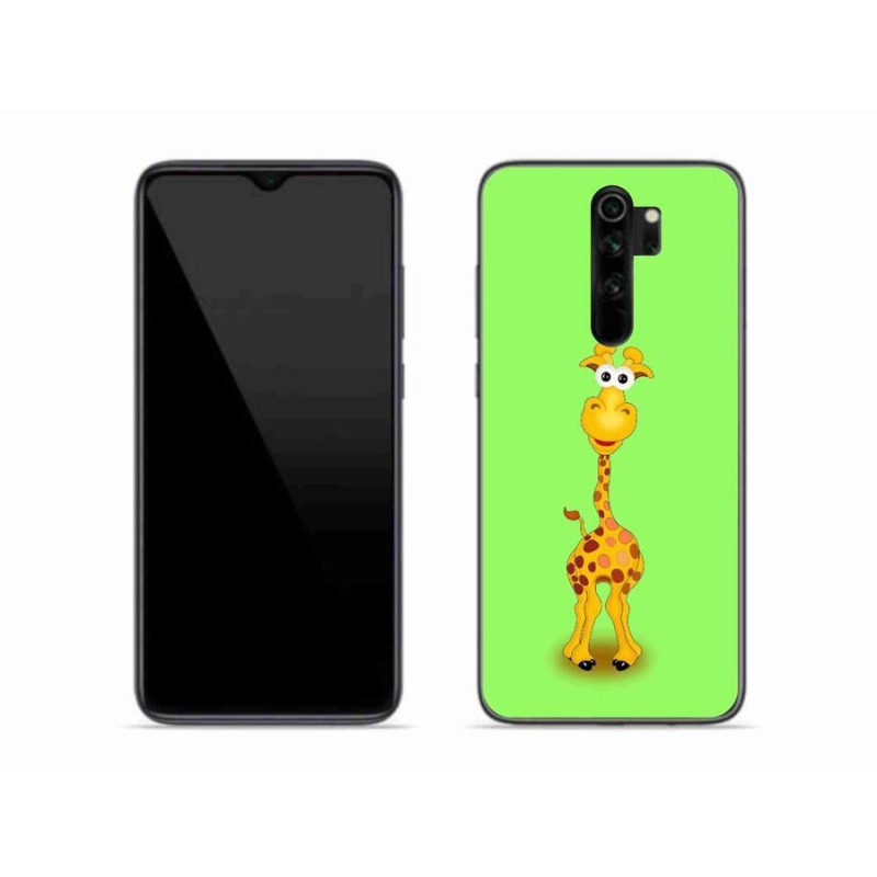 Gelový kryt mmCase na mobil Xiaomi Redmi Note 8 Pro - kreslená žirafa