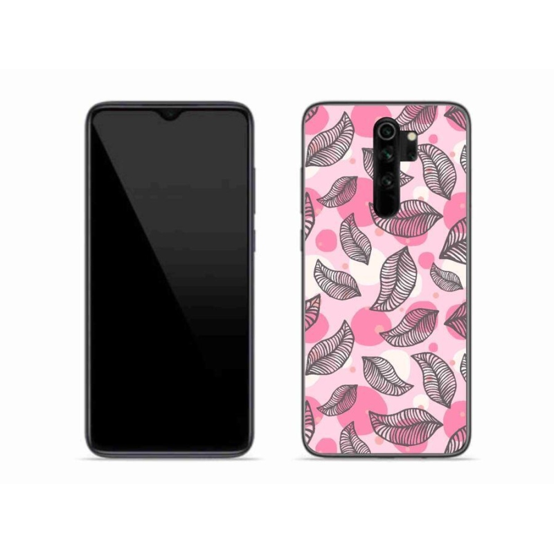 Gelový kryt mmCase na mobil Xiaomi Redmi Note 8 Pro - kreslené padající listy