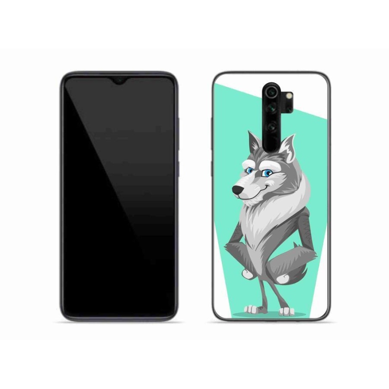 Gelový kryt mmCase na mobil Xiaomi Redmi Note 8 Pro - kreslený vlk