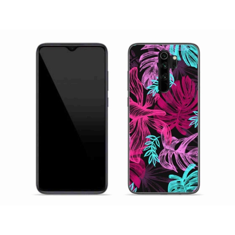 Gelový kryt mmCase na mobil Xiaomi Redmi Note 8 Pro - květiny 1