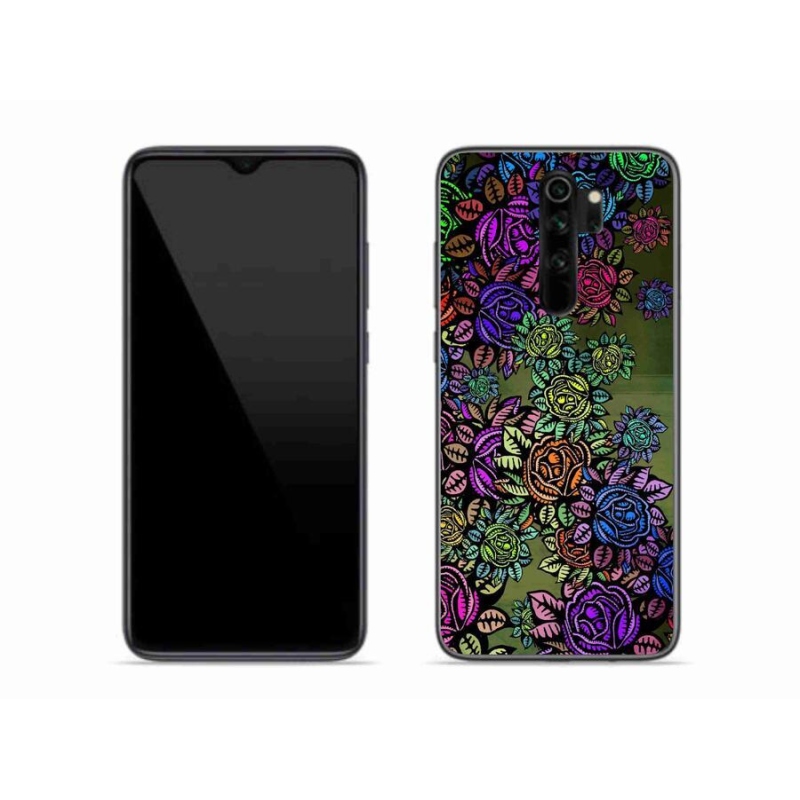 Gelový kryt mmCase na mobil Xiaomi Redmi Note 8 Pro - květiny 6