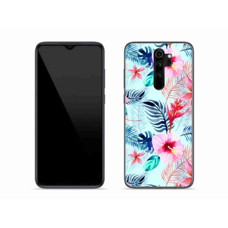 Gelový kryt mmCase na mobil Xiaomi Redmi Note 8 Pro - květiny