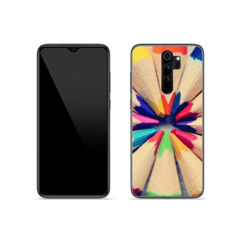 Gelový kryt mmCase na mobil Xiaomi Redmi Note 8 Pro - pastelky