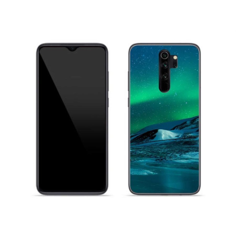 Gelový kryt mmCase na mobil Xiaomi Redmi Note 8 Pro - polární záře