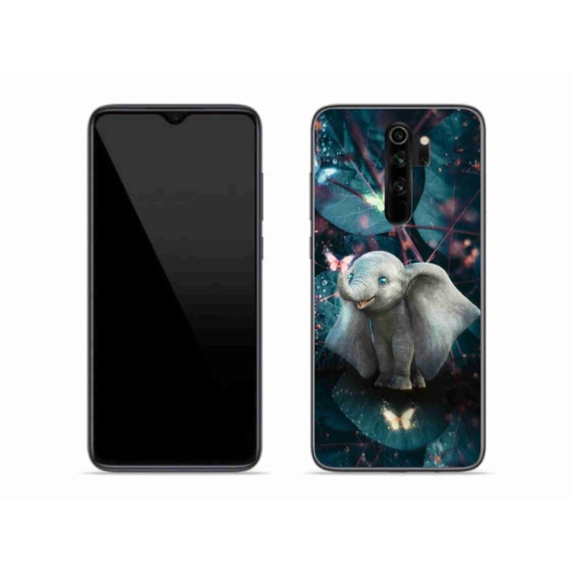 Gelový kryt mmCase na mobil Xiaomi Redmi Note 8 Pro - roztomilý slon