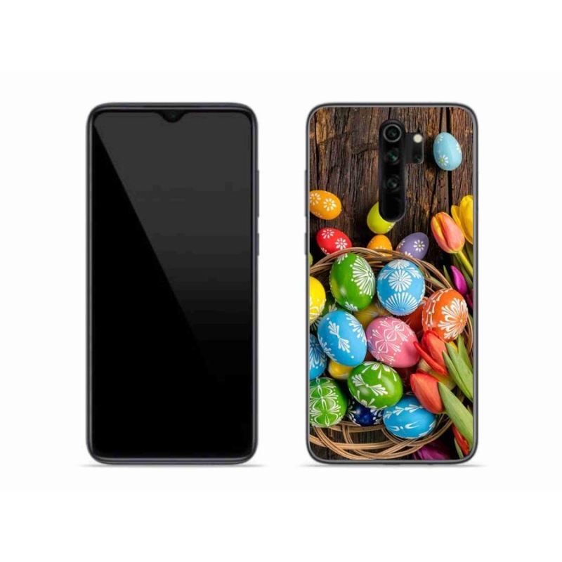 Gelový kryt mmCase na mobil Xiaomi Redmi Note 8 Pro - velikonoční vajíčka