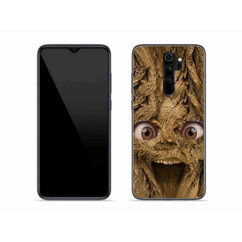 Gelový kryt mmCase na mobil Xiaomi Redmi Note 8 Pro - veselý strom s očima
