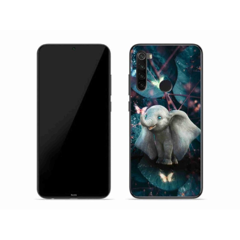 Gelový kryt mmCase na mobil Xiaomi Redmi Note 8 - roztomilý slon
