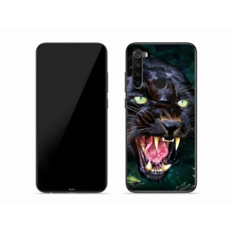 Gelový kryt mmCase na mobil Xiaomi Redmi Note 8 - rozzuřený černý panter