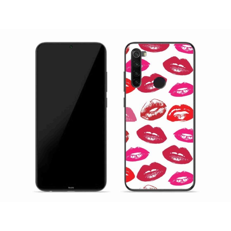 Gelový kryt mmCase na mobil Xiaomi Redmi Note 8 - rty